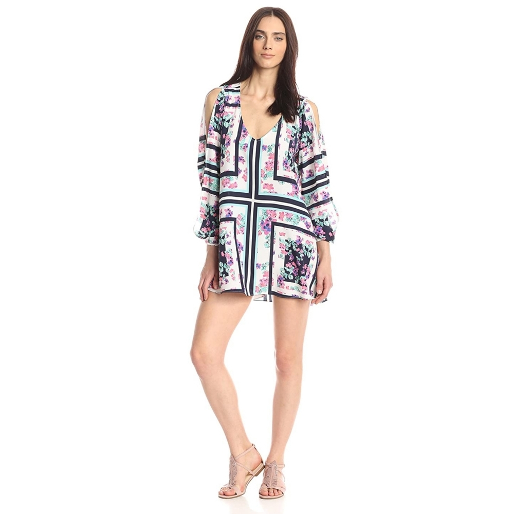 Lovers + Friends Gracie Scarf Print Dress Size M